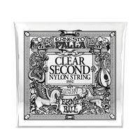 Ernie Ball - Ernesto Palla - Clear Nylon Classical Guitar Single - 2st String .032