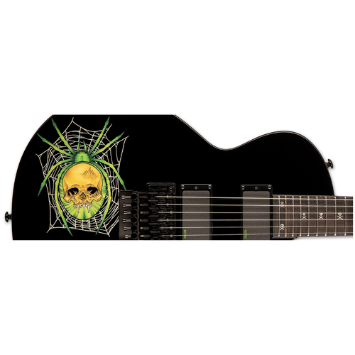 LTD - ESP Guitars LTD - LKH3 - Kirk Hammett 30th Anniversary - w/ Case - Black w/ Spider Graphic