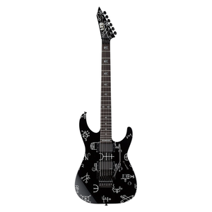 LTD - ESP Guitars LTD - Kirk Hammett Signature - Maple Neck -  Demonology - w/ Tombstone Hardshell Case - Black