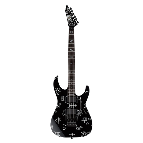 LTD - ESP Guitars LTD - Kirk Hammett Signature - Maple Neck - Demonology - w/ Tombstone Hardshell Case - Black LTD - ESP Guitars LTD - Kirk Hammett Signature - Maple Neck - Demonology - w/ Tombstone Hardshell Case - Black