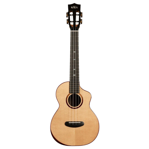 Kala Kala - Contour All Solid Gloss Spruce Rosewood - Tenor Ukulele Cutaway - w/ Gig Bag Kala Kala - Contour All Solid Gloss Spruce Rosewood - Tenor Ukulele Cutaway - w/ Gig Bag