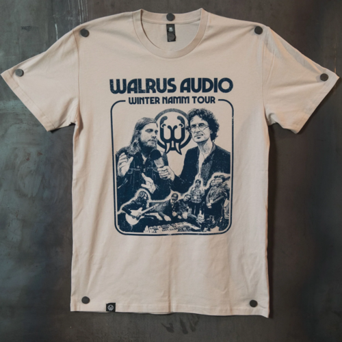 Walrus Audio Walrus - NAMM Tour Shirt - Blue Walrus Audio Walrus - NAMM Tour Shirt - Blue