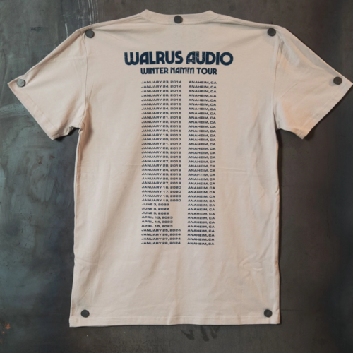 Walrus Audio Walrus - NAMM Tour Shirt - Blue