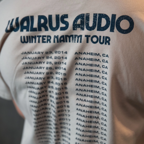Walrus Audio Walrus - NAMM Tour Shirt - Blue