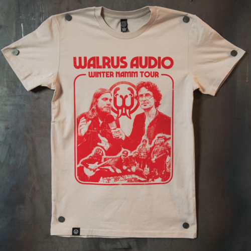 Walrus Audio Walrus - NAMM Tour Shirt - Red Walrus Audio Walrus - NAMM Tour Shirt - Red