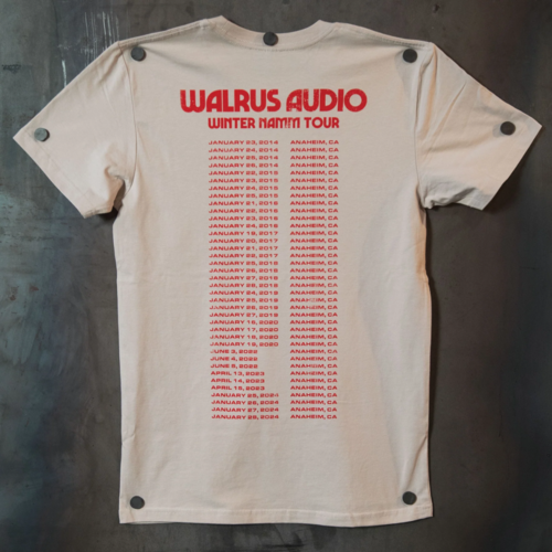 Walrus Audio Walrus - NAMM Tour Shirt - Red