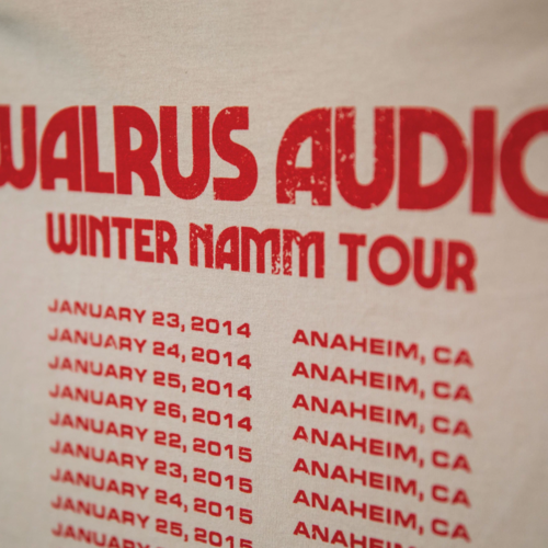 Walrus Audio Walrus - NAMM Tour Shirt - Red