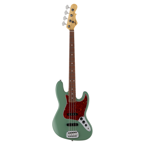 G&L G&L USA - Fullerton Deluxe JB Bass Guitar - SS - Matcha Green with Caribbean Rosewood Fingerboard G&L G&L USA - Fullerton Deluxe JB Bass Guitar - SS - Matcha Green with Caribbean Rosewood Fingerboard