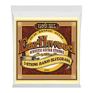 Ernie Ball Ernie Ball - Earthwood 80/20 Bronze - Loop End 5-String - Frailing Banjo Strings 9-20