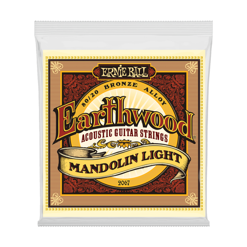 Ernie Ball Ernie Ball - Medium Earthwood 80/20 Bronze - Loop End Mandolin Strings 9-34 Ernie Ball Ernie Ball - Medium Earthwood 80/20 Bronze - Loop End Mandolin Strings 9-34
