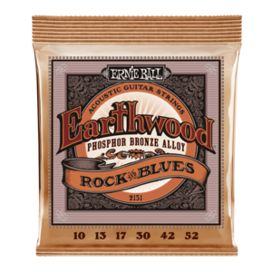 Ernie Ball Ernie Ball - Rock and Blues w/Plain G - Earthwood Phosphor Bronze Acoustic Guitar Strings 10-52