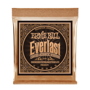 Ernie Ball Ernie Ball - Medium Everlast Coated Phosphor Bronze - Acoustic Guitar Strings 13-56