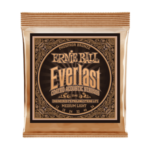 Ernie Ball Ernie Ball - Medium Light Everlast Coated Phosphor Bronze - Acoustic Guitar Strings 12-54
