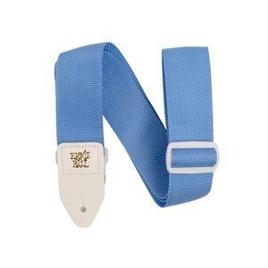 Ernie Ball Ernie Ball -  Polypro Guitar Strap - Soft Blue w/ White