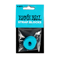 Ernie Ball - Strap Blocks - Blue - 4 Pack