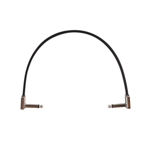Ernie Ball Ernie Ball -  Flat Ribbon Patch Cable 12in - Black - Single