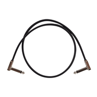 Ernie Ball -  Flat Ribbon Patch Cable 24in - Black - Single