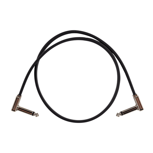 Ernie Ball Ernie Ball - Flat Ribbon Patch Cable 24in - Black - Single Ernie Ball Ernie Ball - Flat Ribbon Patch Cable 24in - Black - Single