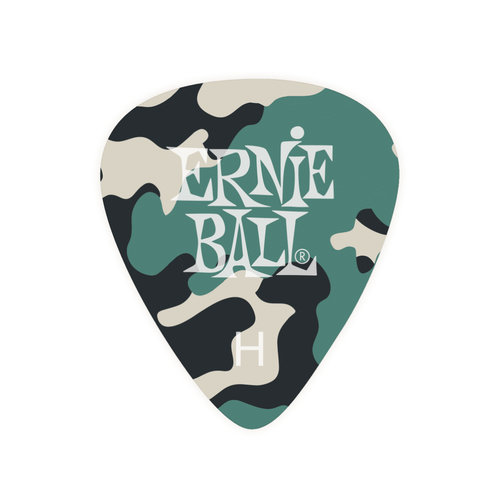 Ernie Ball Ernie Ball - Cellulose Guitar Picks - Heavy Camouflage - 12 Pack Ernie Ball Ernie Ball - Cellulose Guitar Picks - Heavy Camouflage - 12 Pack