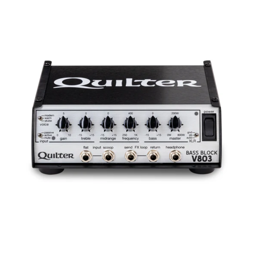 Quilter Quilter - Bass Block V803 - 800w Bass Amp Head Quilter Quilter - Bass Block V803 - 800w Bass Amp Head