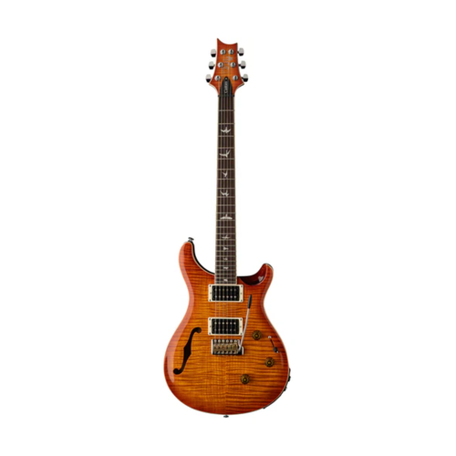 PRS PRS SE - Custom 24 - Semi-Hollow Piezo - Vintage Sunburst - Maple Neck - HH - w / Gigbag PRS PRS SE - Custom 24 - Semi-Hollow Piezo - Vintage Sunburst - Maple Neck - HH - w / Gigbag