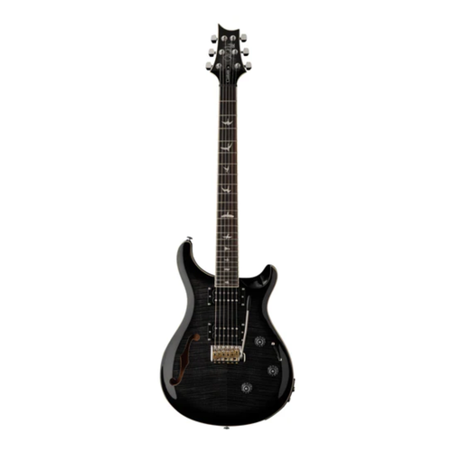 PRS PRS SE - Custom 24 - Semi-Hollow Piezo - Charcoal Burst - Maple Neck - HH - w/ Gigbag PRS PRS SE - Custom 24 - Semi-Hollow Piezo - Charcoal Burst - Maple Neck - HH - w/ Gigbag