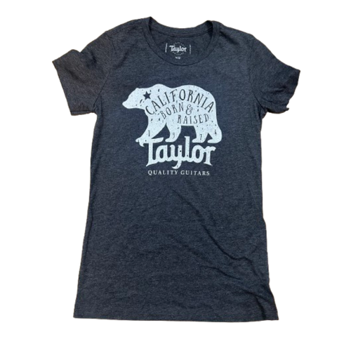 Taylor Guitars Taylor - T-Shirt - CA Bear Heather -Woman - Grey Taylor Guitars Taylor - T-Shirt - CA Bear Heather -Woman - Grey