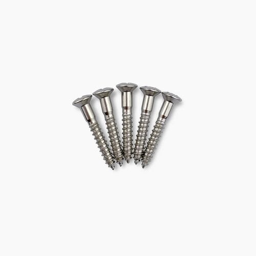 Allparts Allparts - Bridge Mounting Screw - Nickel - SINGLE