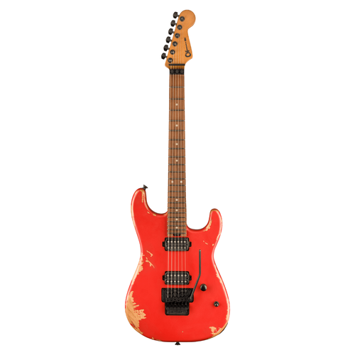 Charvel Charvel - Pro-Mod Relic San Dimas - Maple Neck - Orange Relic - HH - w/ Gigbag Charvel Charvel - Pro-Mod Relic San Dimas - Maple Neck - Orange Relic - HH - w/ Gigbag