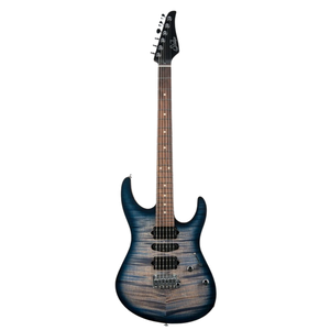 Suhr Suhr - Modern Plus - HSH - Faded Trans Whale Blue Burst - w/ Deluxe Gig Bag
