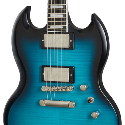 Epiphone Epiphone - Modern SG Prophecy Electric Guitar - Blue Tiger Aged Gloss