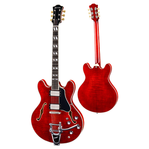 Eastman Eastman - T486B-RD - Thinline Semi Hollow Archtop Electric Guitar - w/ Bigsby - Hardshell Case - Goldburst