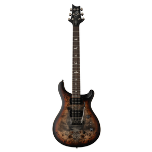 PRS PRS SE - Custom 24-08 Exotic Electric Guitar - Charcoal Cherry Midnight Burst - HH - Maple Neck - w / Gigbag