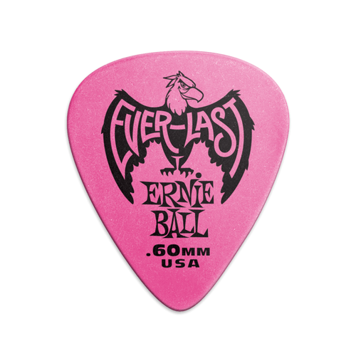 Ernie Ball Ernie Ball - Everlast Guitar Picks - 0.60mm Pink - 12 Pack