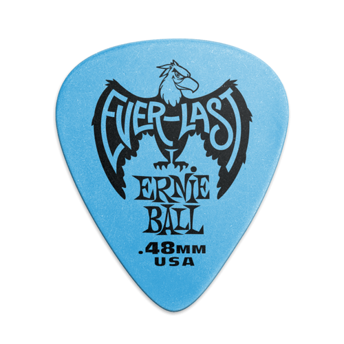 Ernie Ball Ernie Ball - Everlast Guitar Picks -  0.48mm Blue - 12 Pack