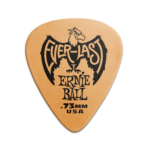 Ernie Ball Ernie Ball - Everlast Guitar Picks -  0.73mm Orange - 12 Pack