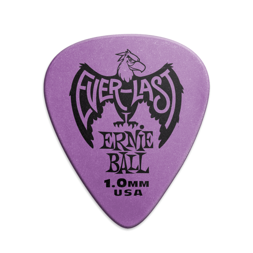 Ernie Ball Ernie Ball - Everlast Guitar Picks -  1.0mm Purple - 12 Pack