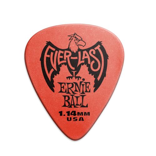 Ernie Ball Ernie Ball - Everlast Guitar Picks -  1.14mm Red - 12 Pack