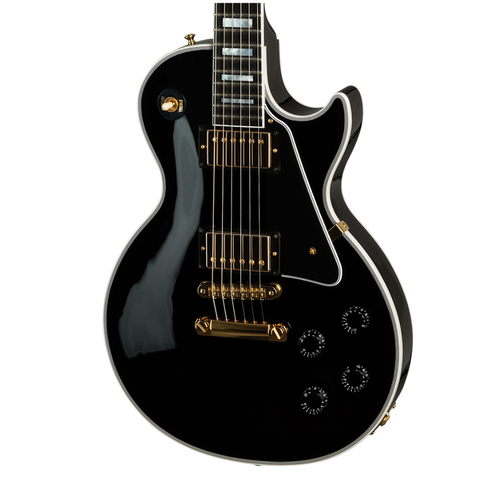 Gibson Gibson - Custom Les Paul Custom Electric Guitar - Mahogany Neck - Ebony Fingerboard - w/ Hardshell Case