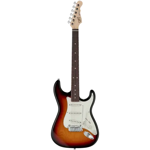 G&L G&L USA - Fullerton Deluxe S500 - 3 Tone Sunburst - Rosewood - SSS - w/ Gig Bag G&L G&L USA - Fullerton Deluxe S500 - 3 Tone Sunburst - Rosewood - SSS - w/ Gig Bag