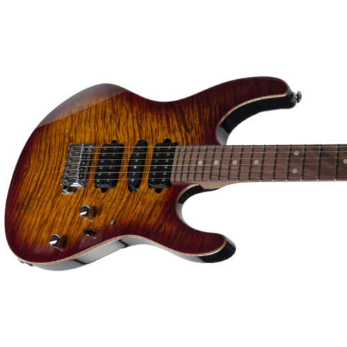 Suhr Suhr - Modern Flame - HSH - Bengal Burst - w/ Deluxe Gig Bag