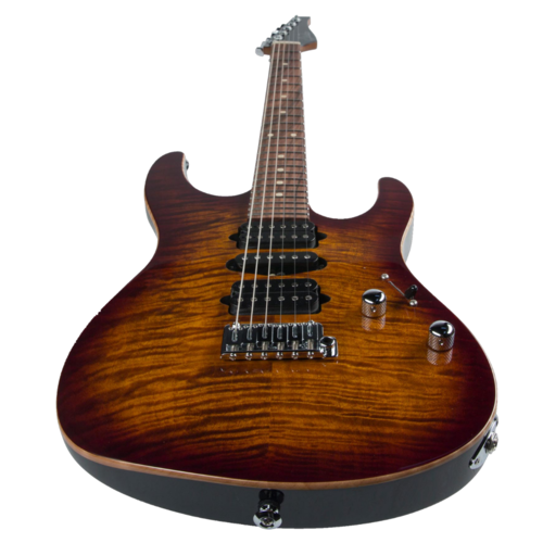 Suhr Suhr - Modern Flame - HSH - Bengal Burst - w/ Deluxe Gig Bag