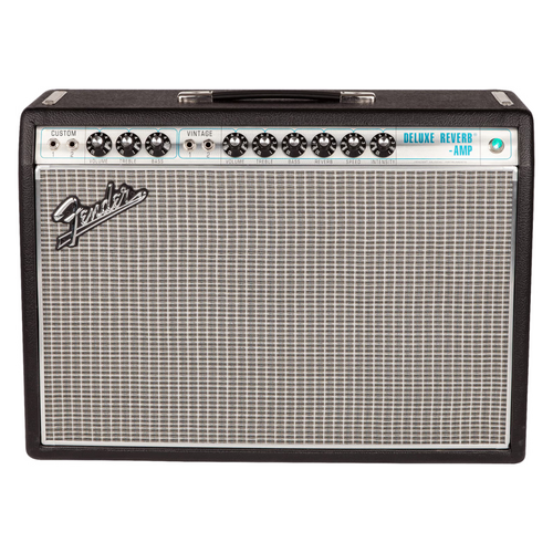 Fender Fender - '68 Deluxe Reverb - Silverface - Drip Edge - Tube Amp Combo Fender Fender - '68 Deluxe Reverb - Silverface - Drip Edge - Tube Amp Combo