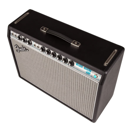 Fender Fender - '68 Deluxe Reverb - Silverface - Drip Edge - Tube Amp Combo Fender Fender - '68 Deluxe Reverb - Silverface - Drip Edge - Tube Amp Combo