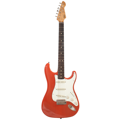 LSL LSL Guitars USA - Saticoy ERA - Rosewood - PG Parchment Cream - SSS - Fiesta Red