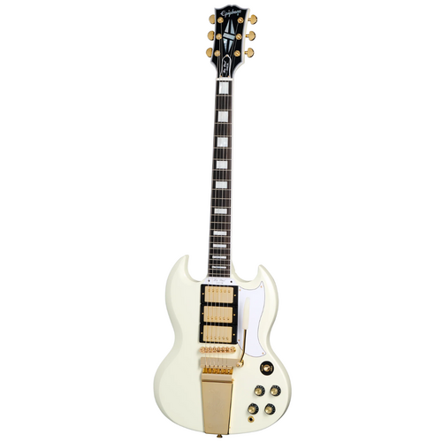 Epiphone Epiphone - 1963  Les Paul Custom SG with Maestro Vibrola - Classic White
