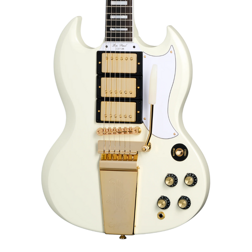 Epiphone Epiphone - 1963  Les Paul Custom SG with Maestro Vibrola - Classic White
