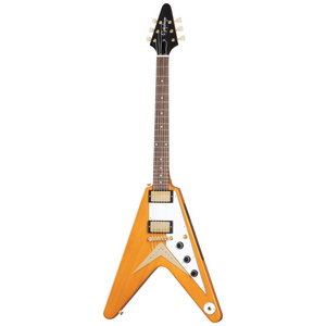Epiphone Epiphone - 1958 Korina Flying V - White Pickguard - Aged Natural Epiphone Epiphone - 1958 Korina Flying V - White Pickguard - Aged Natural