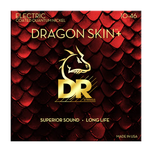 DR Strings - Dragon Skin - Medium Electric Strings - 10-46
