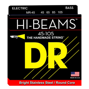 DR Strings - Hi Beam Medium 4 String Bass Strings - 45-105 DR Strings - Hi Beam Medium 4 String Bass Strings - 45-105